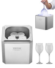 VEVOR Glass Froster Chiller, CO2 Beer Glass Froster, 8-10 Seconds/Cup with LED Light, Instant Glass Chiller for Wine, Cocktail, Champagne